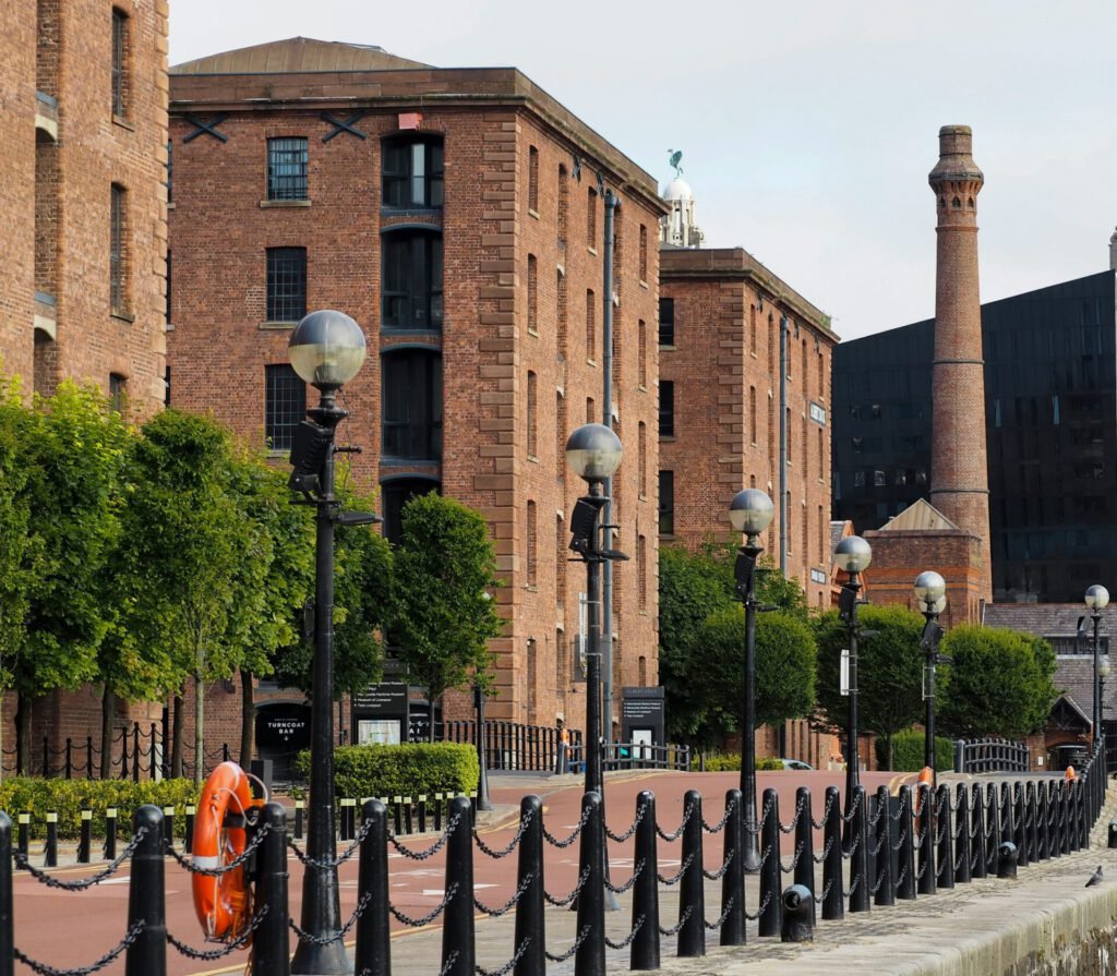 Eine Aufnahme des Royal Albert Dock in Liverpool
