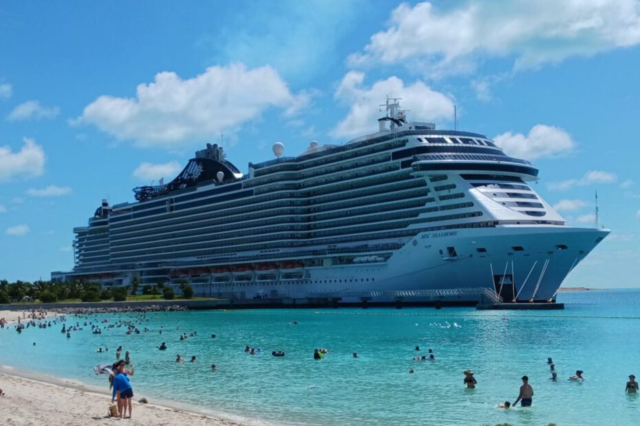 Eine Aufnahme der MSC Seashore