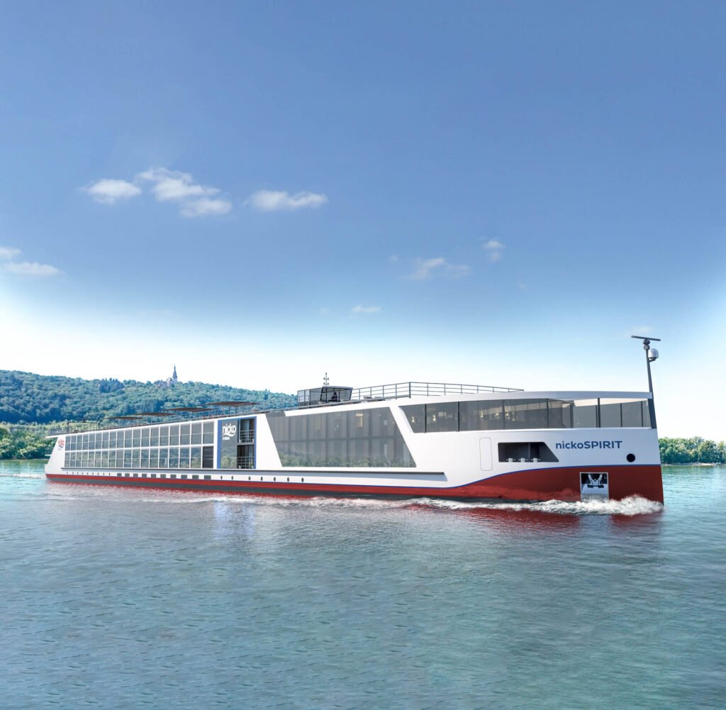 nicko cruises nickoSPIRIT Eine Aufnahme der nickoSPIRIT von nicko Cruises, 2019.