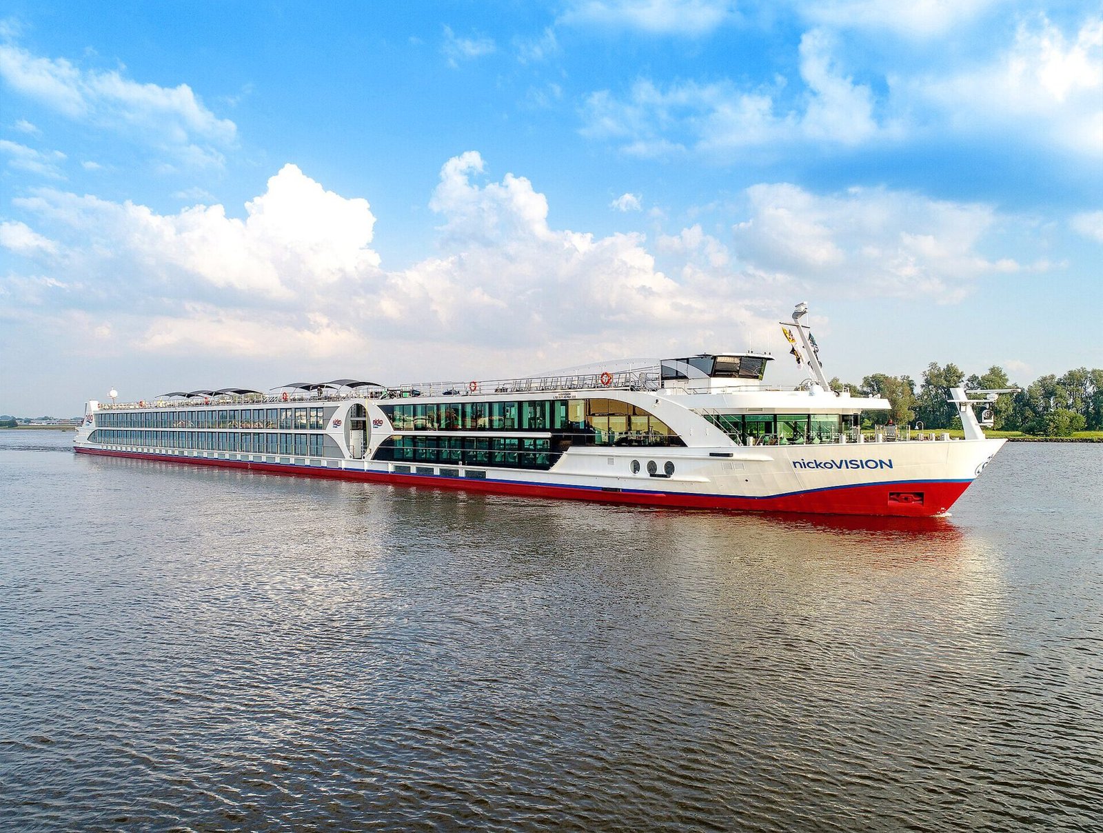 Eine Aufnahme der nickoVISION von nicko cruises, 2018.