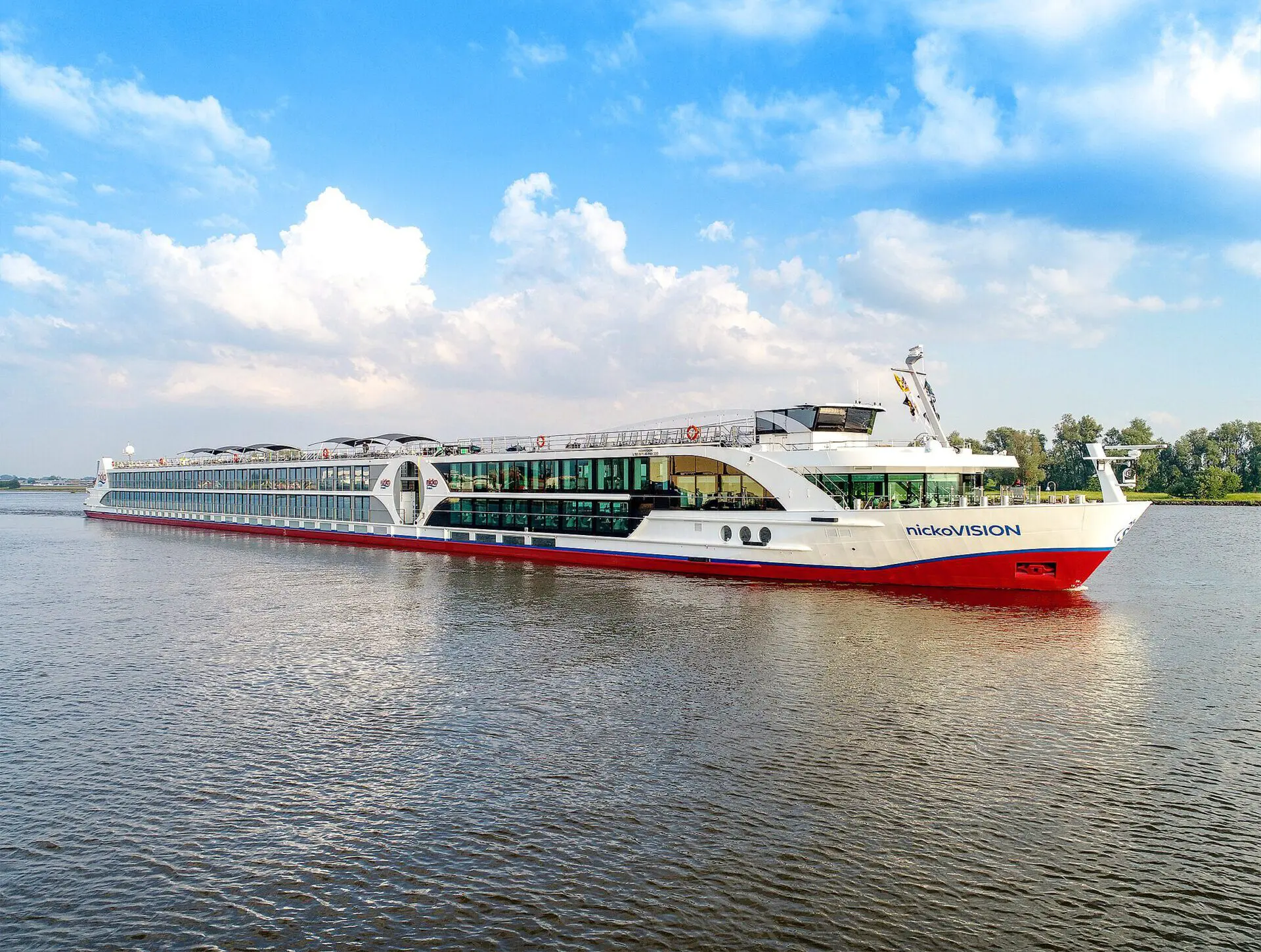 Eine Aufnahme der nickoVISION von nicko cruises, 2018.